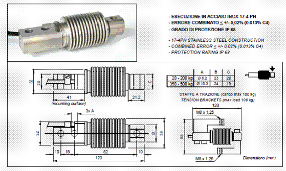 FCOL-50kg,FCOL-50kg称重传感器